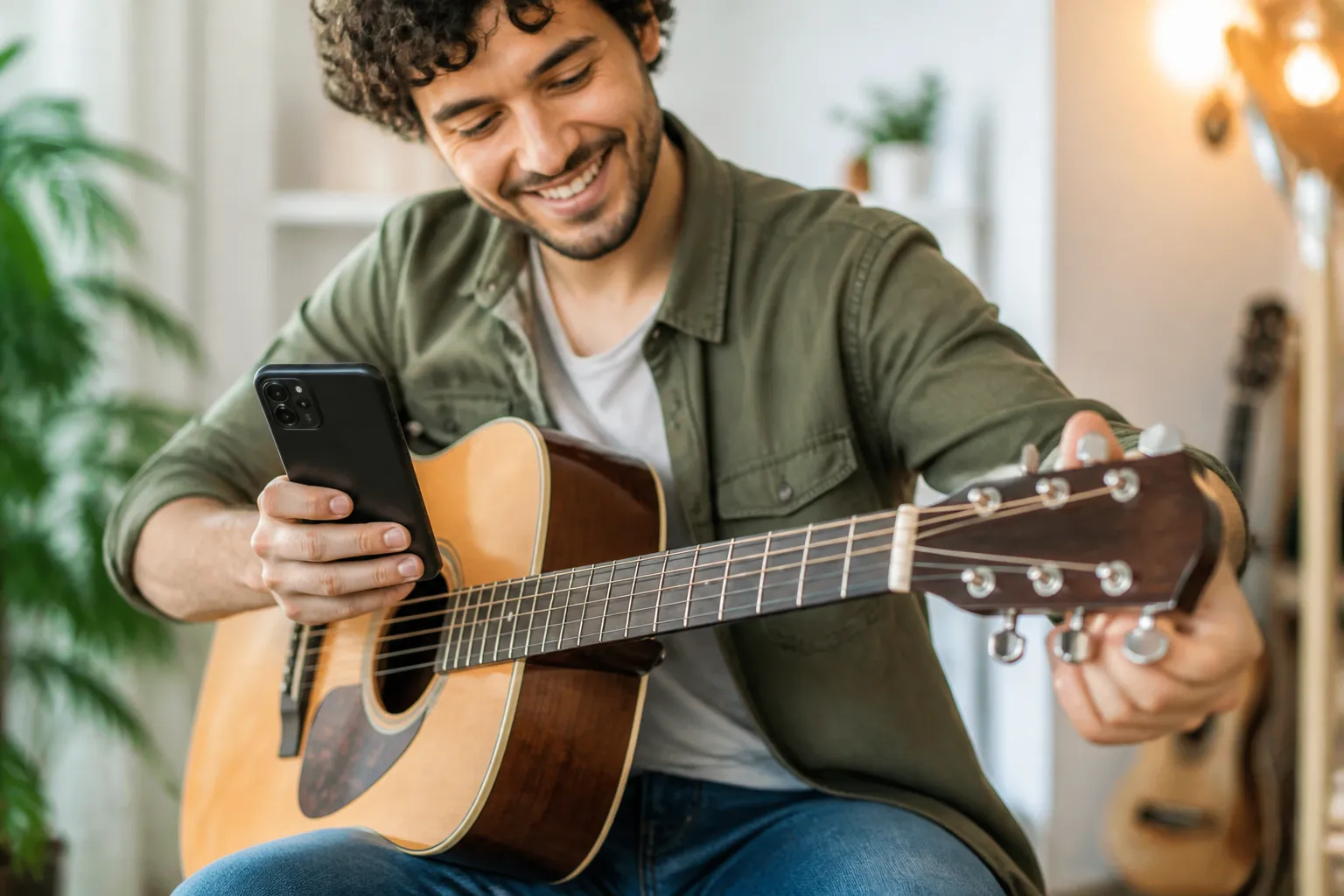 Como Afinar Seu Violão Perfeitamente Usando Só o Celular