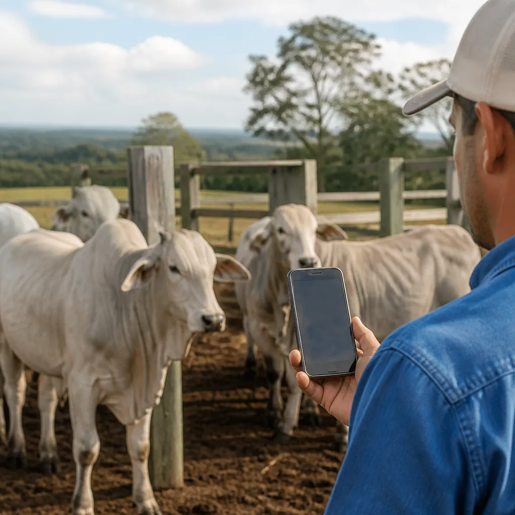 Aprenda a Usar a Balança do Celular para Seu Rebanho