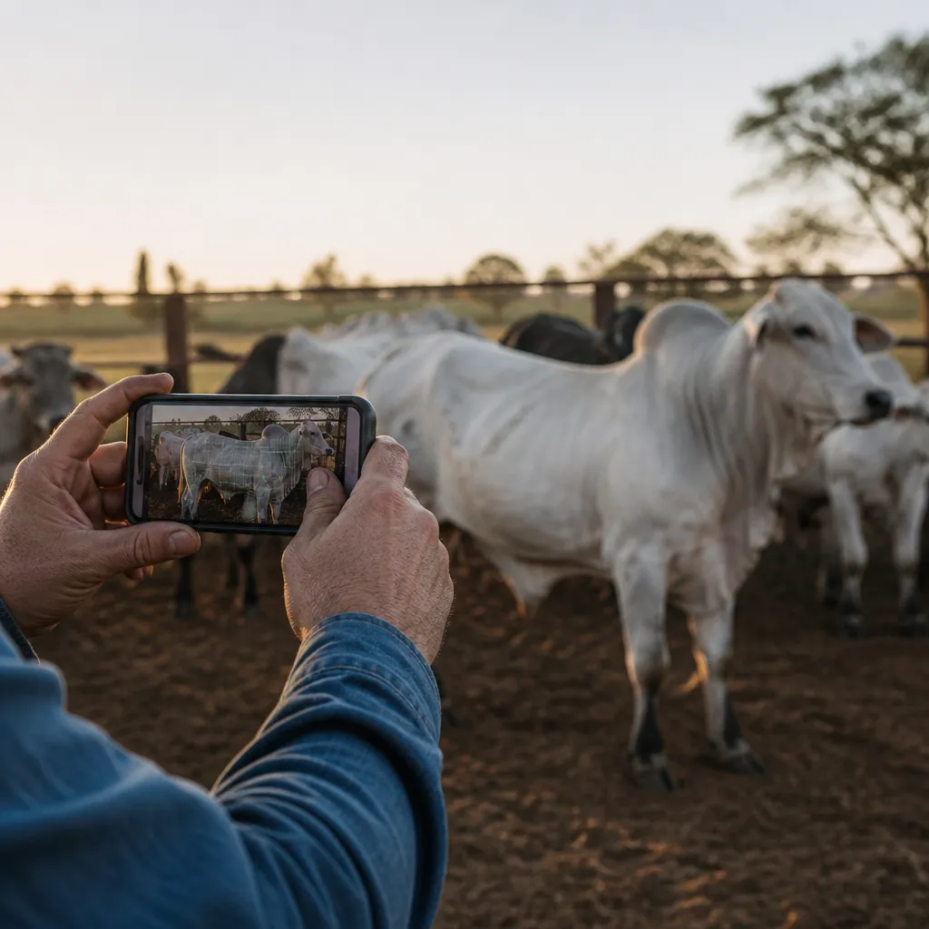 Como Medir o Peso do Seu Gado Usando Só o Celular