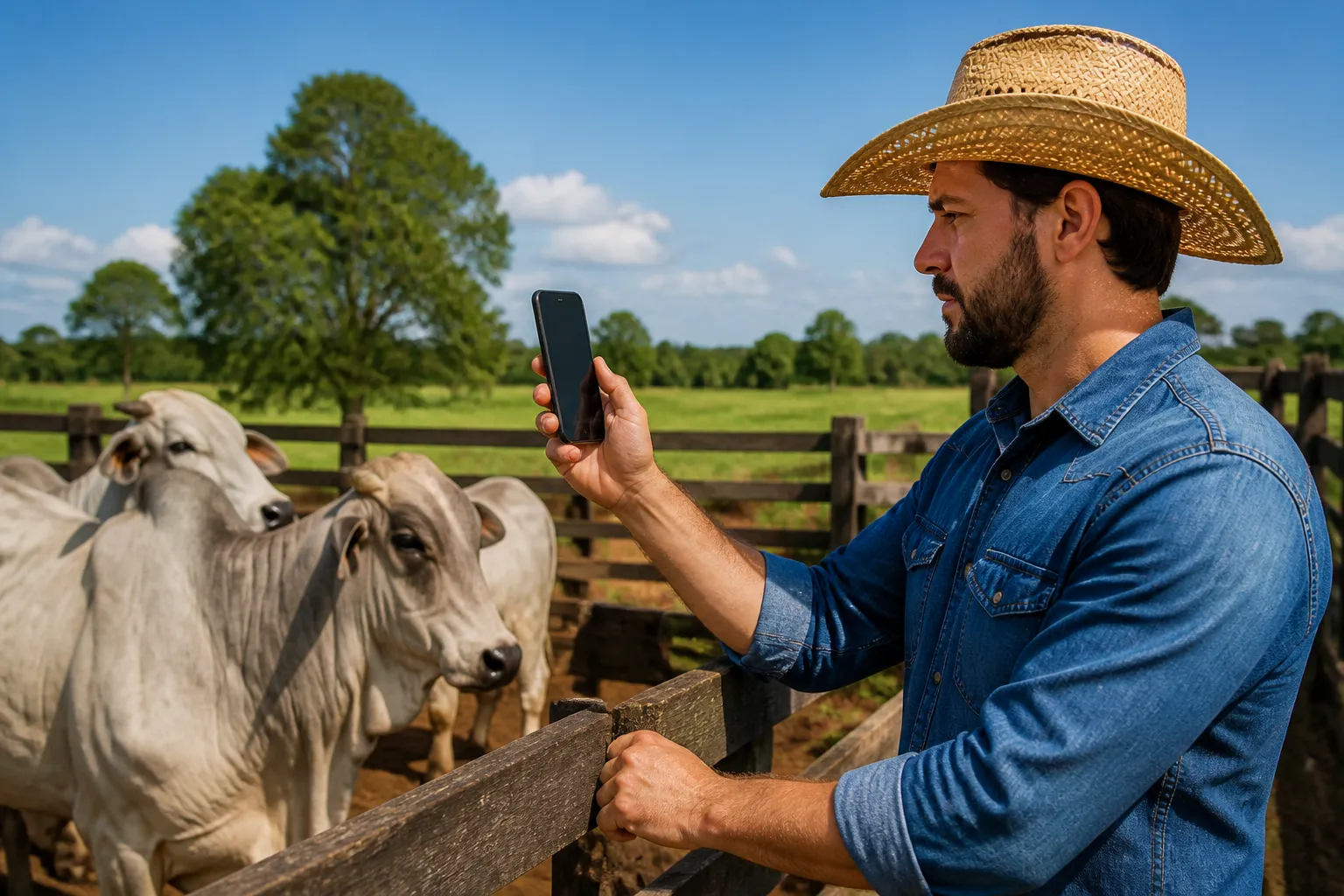 Balança de Gado no Celular: Meça o Peso de Bois e Vacas Agora